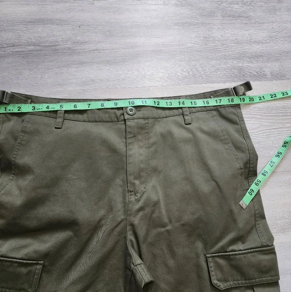 Empyre Utility Cargo Pants - Olive Green - Size 34 - Picture 4 of 9